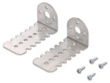 Suport argintie pentru micromotoare - 2 buc, fixare 17mm