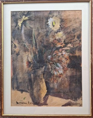 Sorin IONESCU (1913-1999)-Vas cu flori, pictură licitată foto