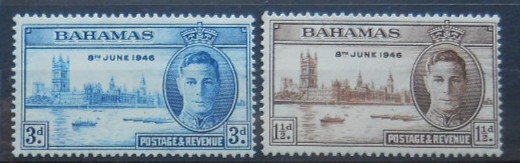 BAHAMAS 1946 SERIE MH