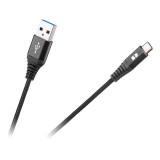 Cablu USB - USB Type C 2m negru REBEL