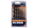 Set de burghie HSS TIMBER TWIST 8 buc.