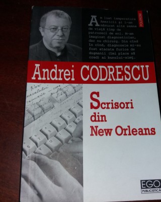 ANDREI CODRESCU SCRISORI DIN NEW ORLEANS foto