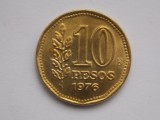 Moneda Argentina 10 Pesos 1976 AUNC Argint Colectie