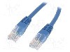 Patch cord Cat 5e, U/UTP, conexiune 1:1, 1.8m, QOLTEC - 52318 foto