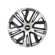 Set 4 Capace Roti 15 inchi (R15) Raven Gri-Negru, Compatibile Cu Chevrolet