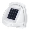 Lampa solara LED tip aplica pentru perete Flippy, 8.5 x 9 cm, 2V, ABS, 600mAh, rezistent la apa, material ABS, 8 LED-uri, alb rece, Oem
