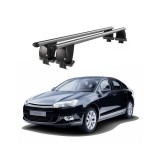 Bare transversale aluminiu pentru Citroen C5 Mk1 2000-2007, plafon neted
