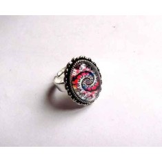 Inel cu spirala multicolora, inel reglabil 32404