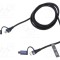 Cablu USB 2.0 VENTION 1,5m USB A la USB B micro și USB C x2