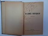 IN LUNCA TROTUSULUI-D.IOV CU DEDICATIE SI SEMNATUR.-1923 Z1.