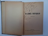 IN LUNCA TROTUSULUI-D.IOV CU DEDICATIE SI SEMNATUR.-1923 Z1.