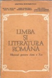Limba si literatura romana. Manual pentru clasa a X-a (1993) - Maria Pavnotescu