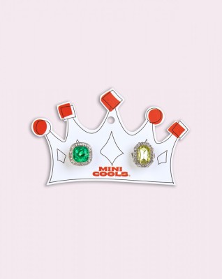 Inele Rainbow, galben si verde foto