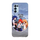 Husa compatibila cu Oppo A55, Viceversa, model Angry Aisaga Tora Dora, Silicon, TPU, Transparent, Carcasa