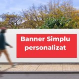 Banner Exterior Print Latex 600 DPI Poliplan PVC 540gr/mp Panou Publicitar Personalizat
