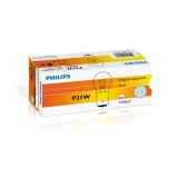 Set 10 Becuri Auto Semnalizare Philips P21W 12V Halogen