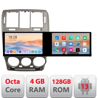 Navigatie Hyundai Getz 2002-2010 Edotec 2 ecrane 8 core 4+128 21.6 inch Incell android Wifi 5Ghz gps internet kit-getz CarStore Technology foto