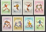 ROMANIA 1968 LP 680 OLIMPIADA MEXIC SERIE MNH NESTAMPILATA