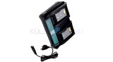 Dual-&Icirc;ncărcător DC18RD inkl. Cu cablu de rețea Makita 14.4/18V Li-Ion Baterii