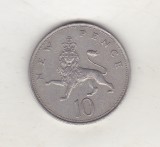 Bnk mnd Marea Britanie Anglia 10 pence 1976 XF, Europa