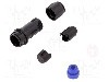 Conector circular, tata, 4 pini, BULGIN - PXP4011/04P/5560
