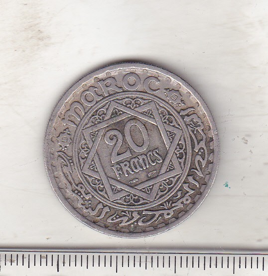 bnk mnd Maroc 20 franci 1366 (1947)