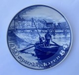 Farfurie tematica PESCUITUL SPORTIV 1984 STOCKBILD WEXIO designer Rolf Heinwall