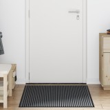 vidaXL Covoraș de intrare Negru și Gri 80 x 120 cm Polipropilenă, PVC