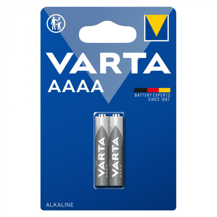 Baterii Alcaline AAAA LR61 1.5V Varta Blister 2