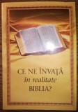 Ce ne invata in realitate Biblia