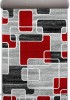 Traversa Covor, Cappuccino 16132, Gri / Rosu, Latime 120 cm, Diverse Lungimi, 1700 gr/mp