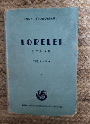 LORELEI -IONEL TEODOREANU,1935 foto