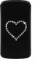 Husa Universala Saculet Telefon Oxo Platinum L, Compatibila iPhone 4/5, Neagra, Snur