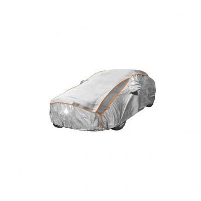 Prelata auto impermeabila cu protectie pentru grindina Audi A2 - RoGroup, 3 straturi, gri foto