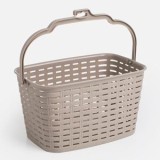 Coș suspendat pentru c&acirc;rlige de rufe, Bej, 22,5x15x12,8cm, CMCLASS