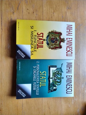 Statul vol. 1 &amp;amp; 2, Mihai Eminescu - articole politice foto