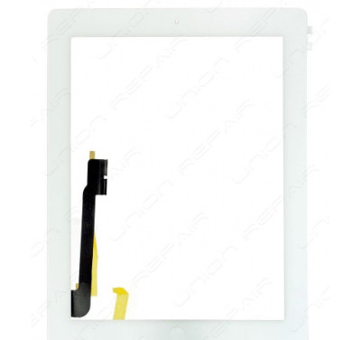Touchscreen iPad 3, iPad 4, White foto