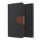 HUSA MERCURY FANCY DIARY IPHONE 6 PLUS (5,5INCH ) NEGRU / BROWN BLIS