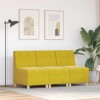 Unitate Sofa Modulară Fără Brațe 3 pcs Galben 55 x 74 x 82 cm