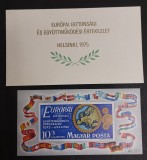 Ungaria 1975 - Colita ned. cu carnet filatelic MNH