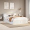 Gossi cadru de pat fara saltea, alb, 160x200 cm, lemn masiv pin