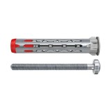 Cumpara ieftin Diblu metalic Fischer DuoHM 6&times;55 mm, cu șurub cap bombat PZ, pentru gips-carton și panouri, set 25 buc.