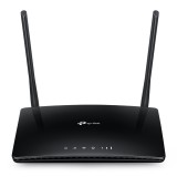 ROUTER TP-LINK wireless. 4G LTE (desktop), 750Mbps, 3 porturi 10/100Mbps + 1 WAN/LAN, AC750, Dual Band slot SIM 4G LTE &quot;Archer MR200&quot; (timbru verde 0.