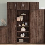 VidaXL Dulap &icirc;nalt, stejar maro, 70x41x185 cm, lemn prelucrat