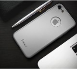 Husa de protectie pentru Apple iPhone 8, iPaky Pro Silver Original Case, acoperire completa 360 grade cu folie de protectie gratis, MyStyle
