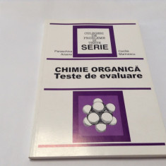 PARASCHIVA ARSENE CHIMIE ORGANICA TESTE DE EVALUARE-