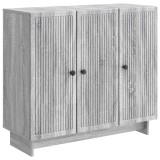 vidaXL Bufet Sonoma gri 89 x 34,5 x 80 cm Lemn prelucrat 893961
