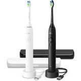 Philips Sonicare 3100 HX4072/73 periuta de dinti electrica sonica pachet duo Black &amp; White 1 buc