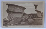 SINAIA , BABELE DE PE MUNTII CARAIMAN , CARTE POSTALA ILUSTRATA , 1927