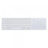 Tastatura Wireless DUX DUCIS LK, BT / Wi-Fi, Alba